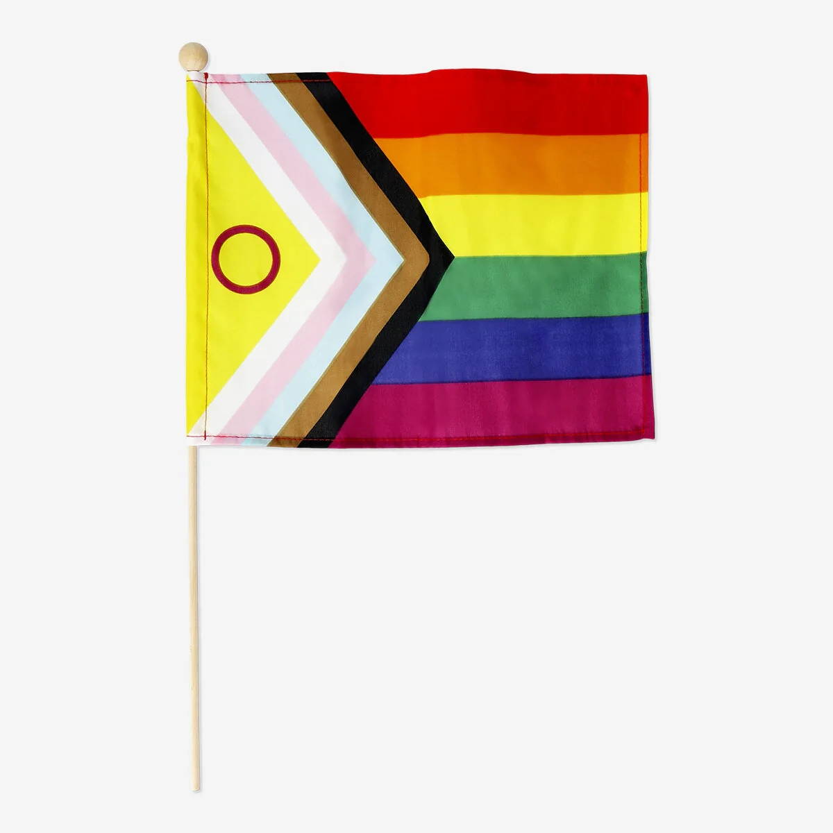 Rainbow flag on a stick - 45 cm