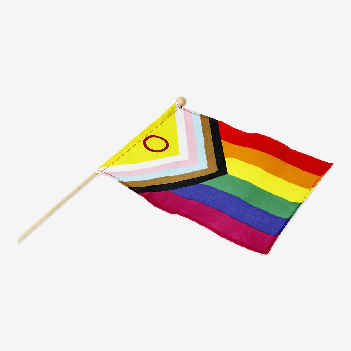 Rainbow flag on a stick - 45 cm - Image 2