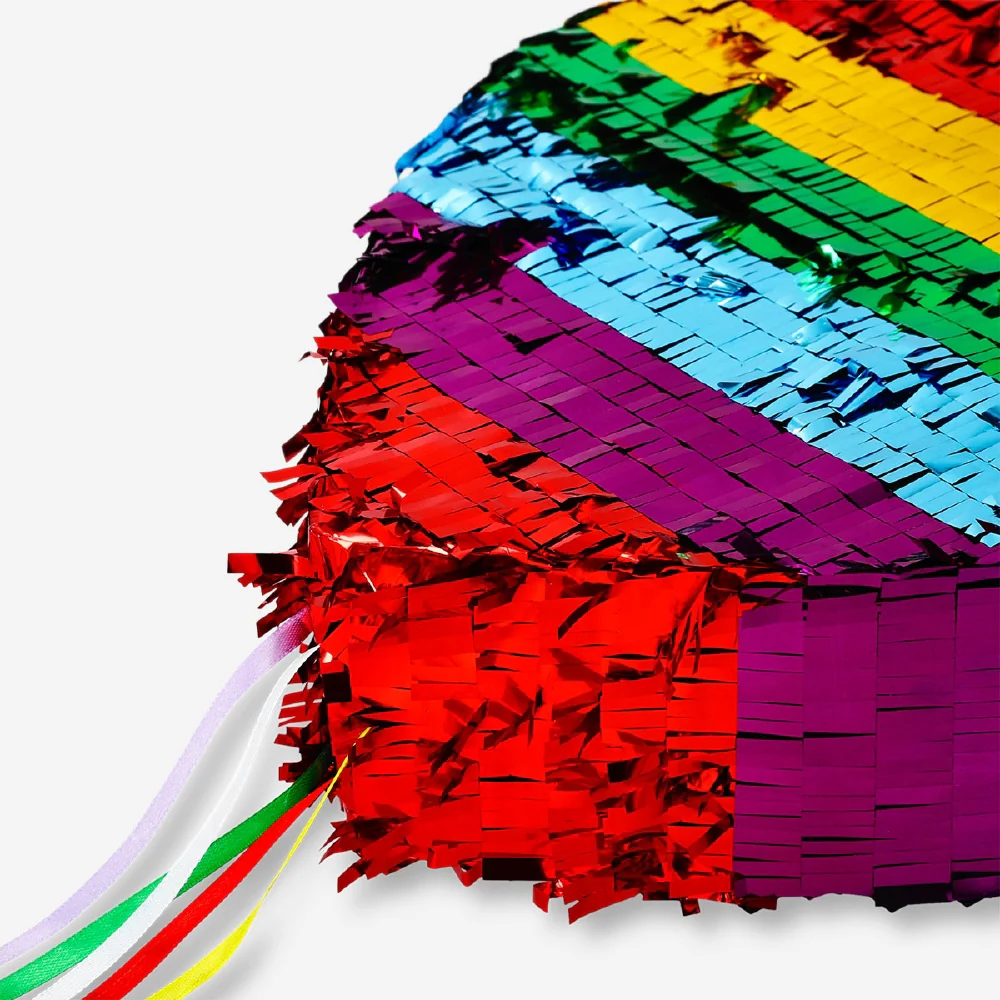 Rainbow heart pinata - 35 cm - Image 3