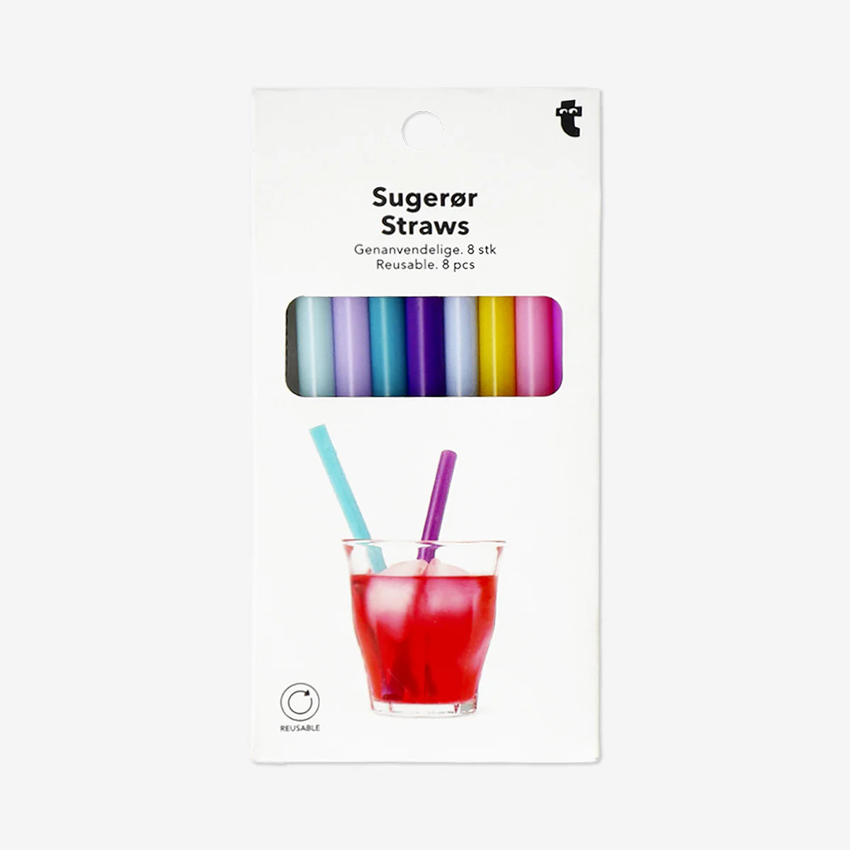 Reusable cocktail straws - 8 pcs - Image 3