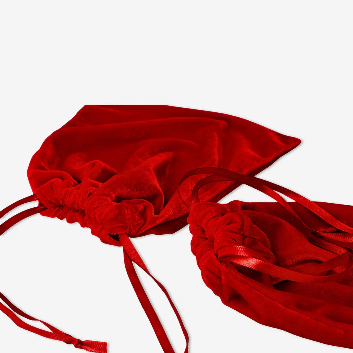 Reusable velvet drawstring gift bags - 2 pcs - Image 2