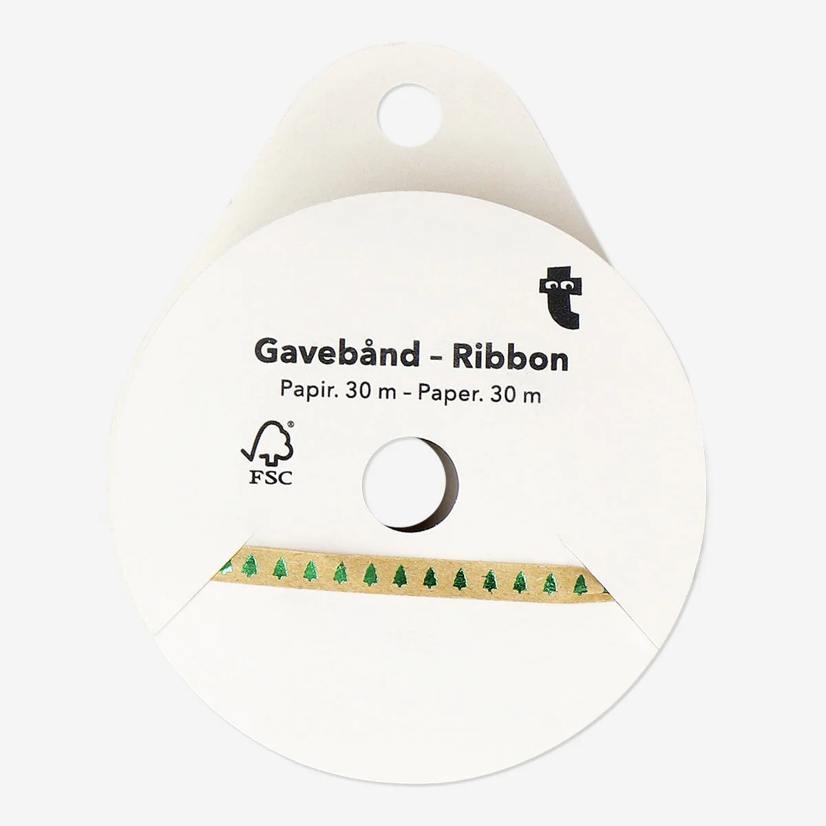 Ribbon with green foil trees - 30 m - Image 2