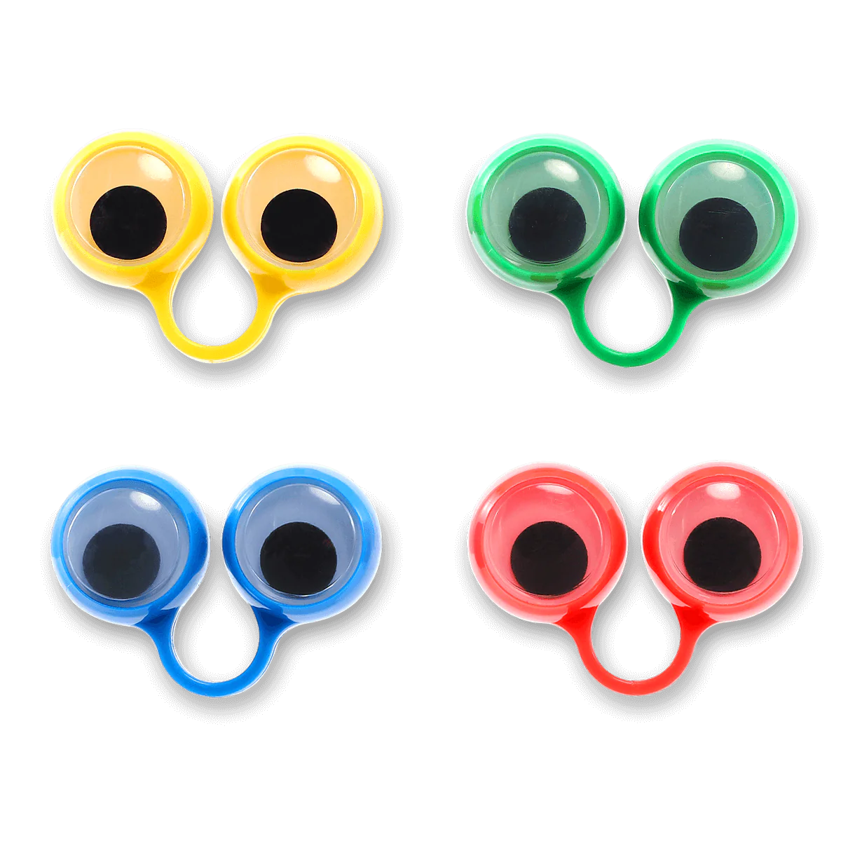 Rings with Rolling Eyes - 4 pcs
