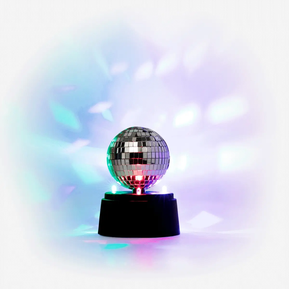 Rotating disco light for a table - 12 cm - Image 3