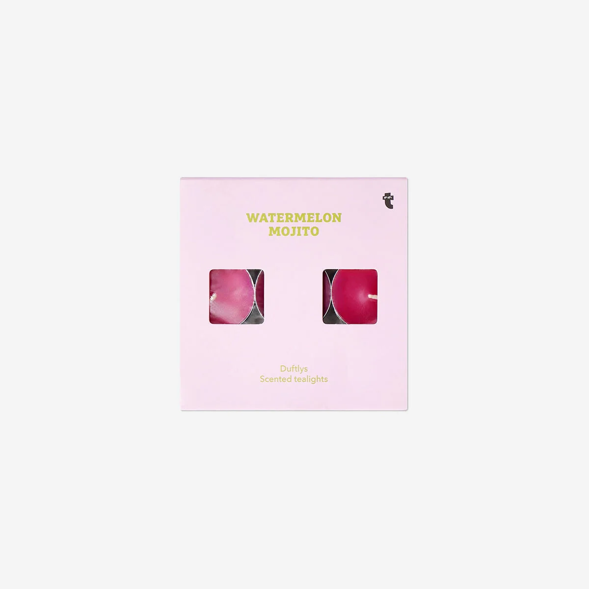 Scented tealights with watermelon fragrance - 18 pcs