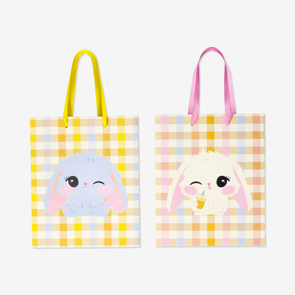 Set of Easter gift bags with bunnies - 2 pcs - Image 2