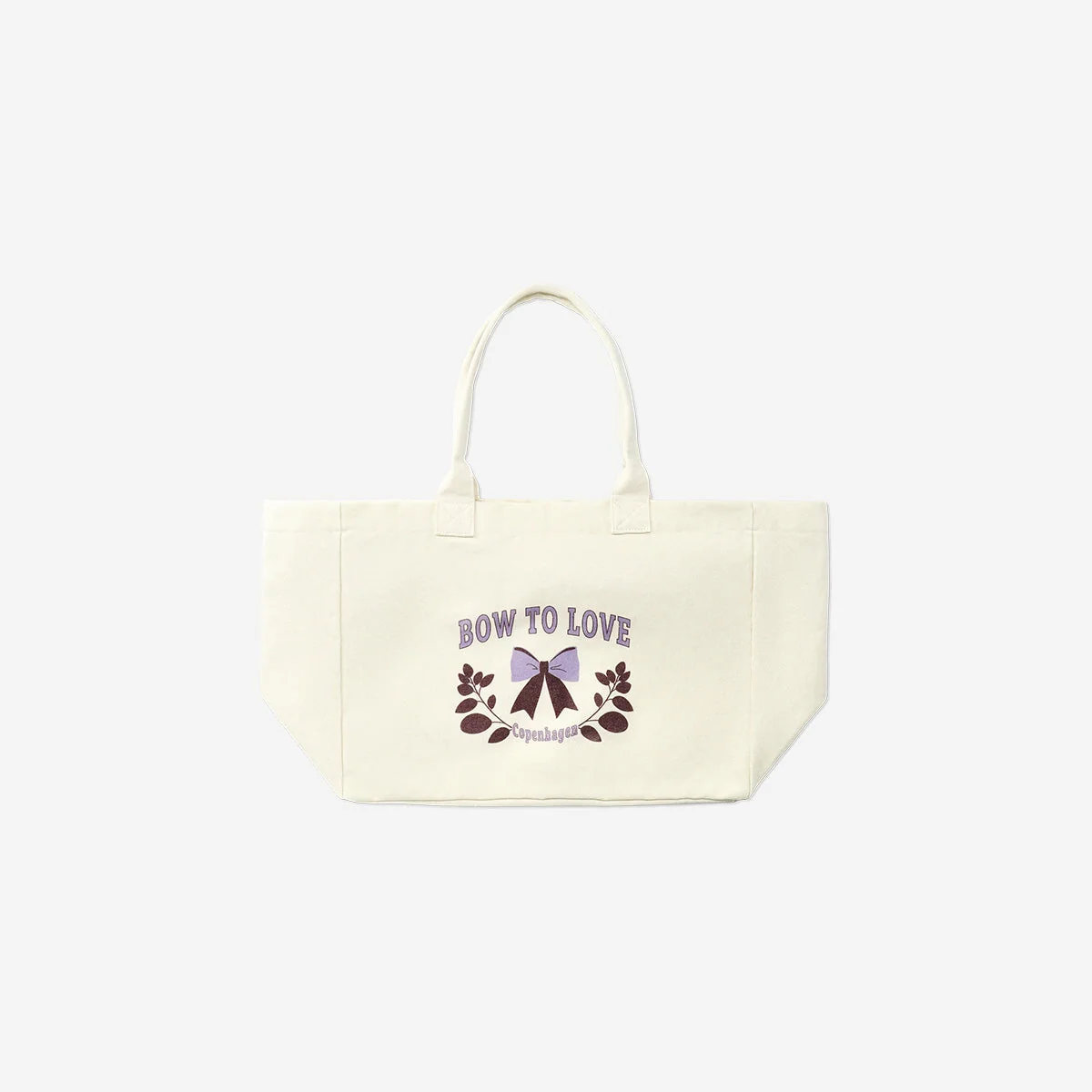 Shopper bag with bow