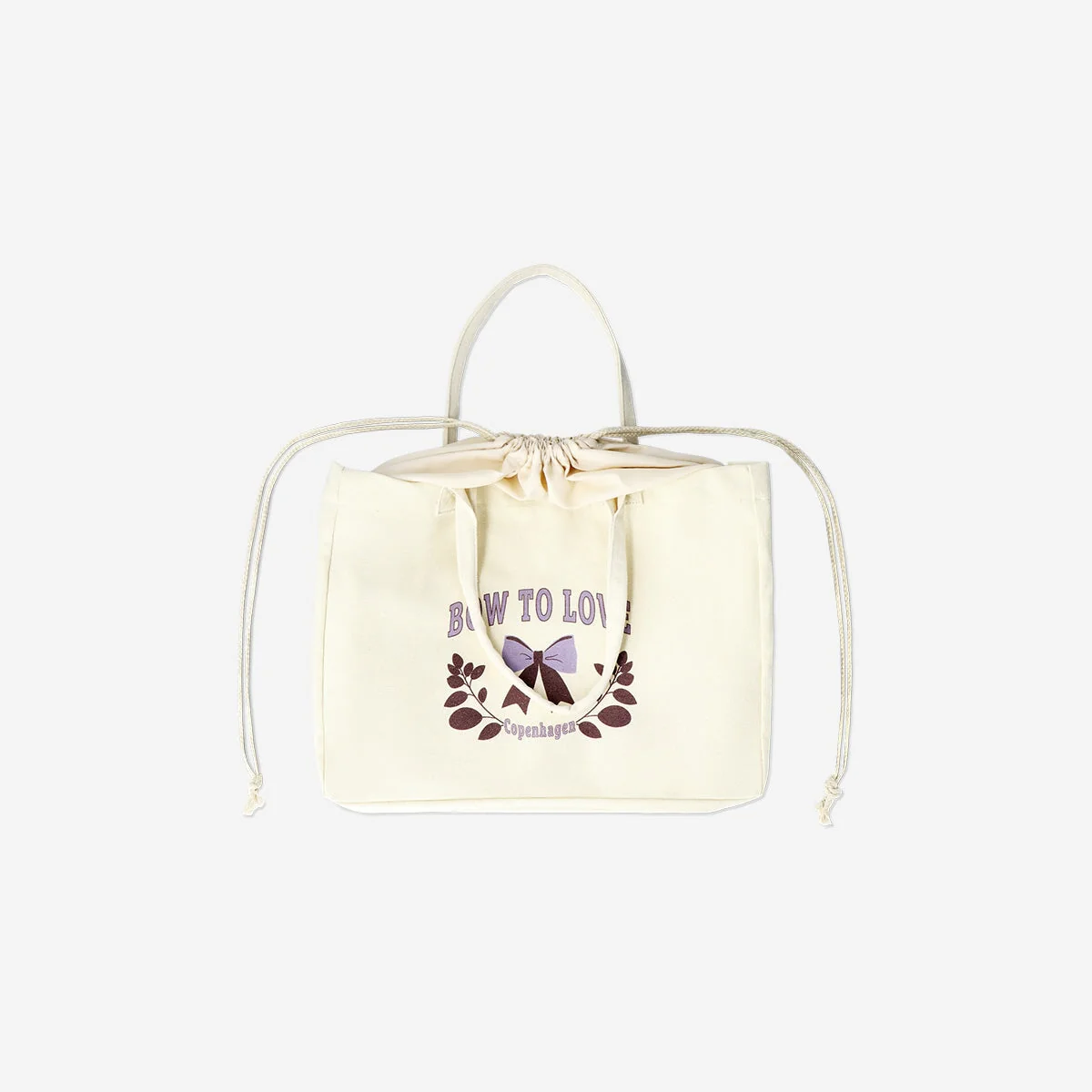 Shopper bag with bow - Image 2