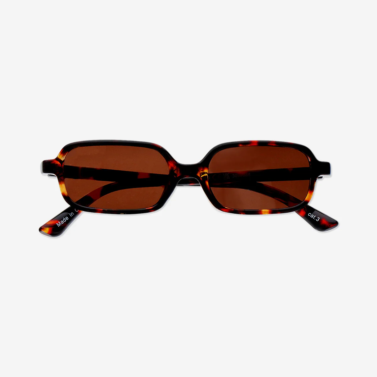 Square tortoise shell sunglasses