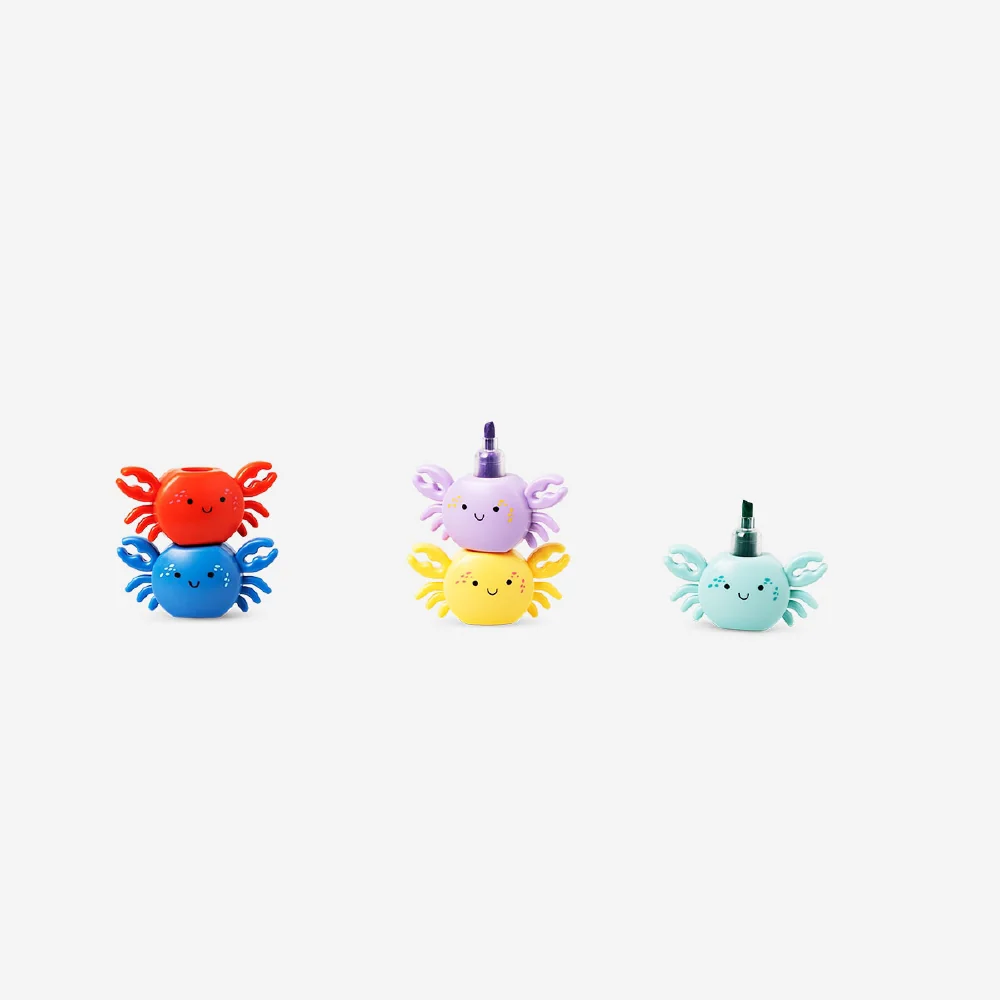 Stackable crab highlighters - 4 pcs - Image 2