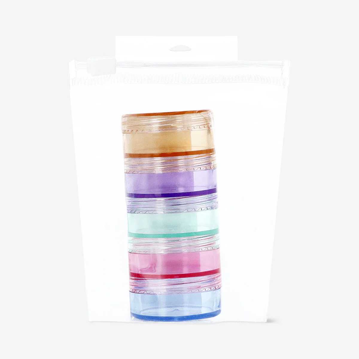 Stackable travel jars - 5 pcs - Image 3