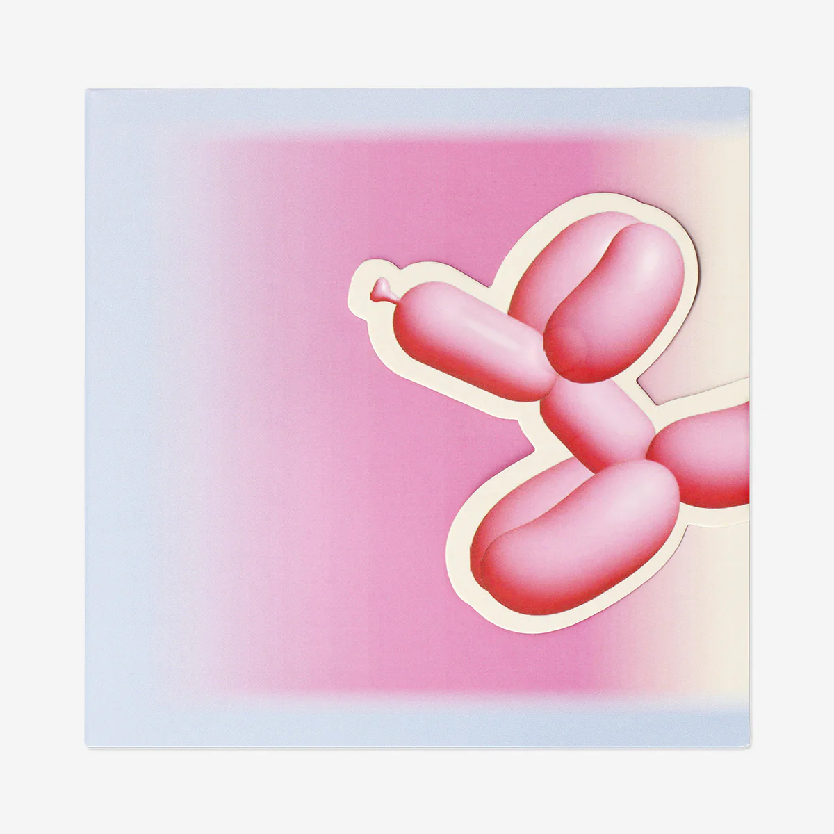 Sticky memos with balloon dog
