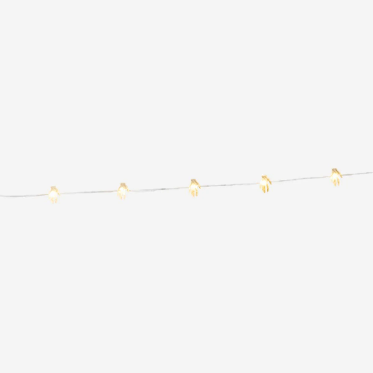 Skeleton hand string lights. 220 cm