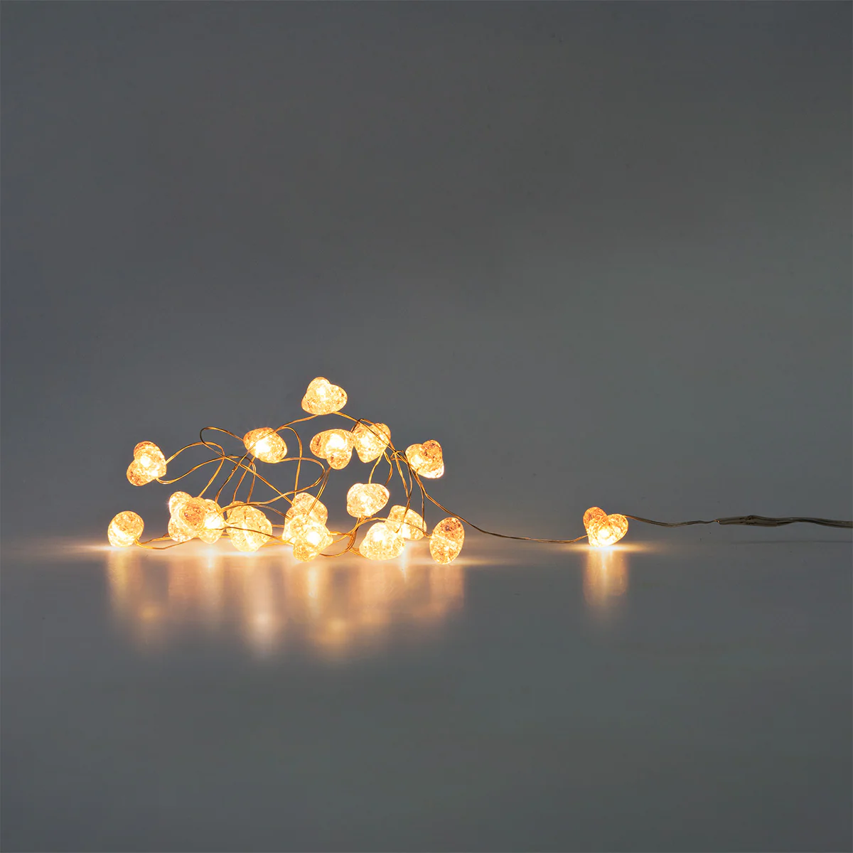 String lights - Pink hearts