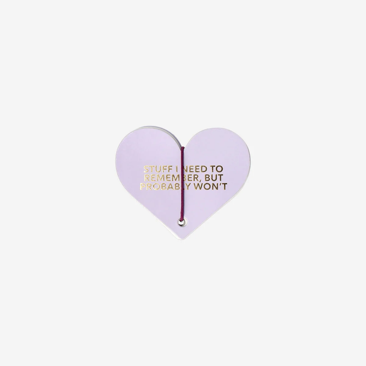 Heart shaped flash cards