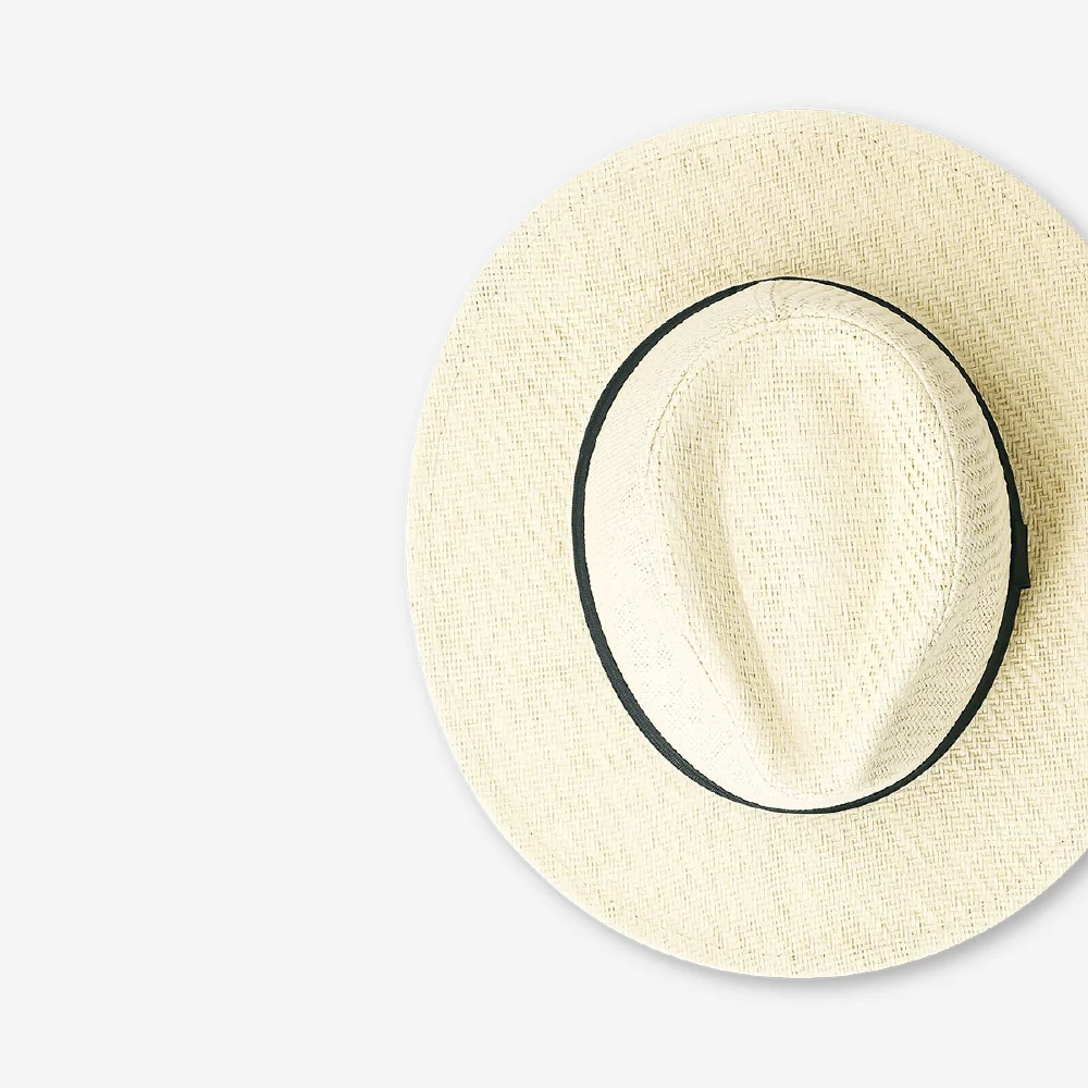 Summer straw hat for adults - One size - Image 3