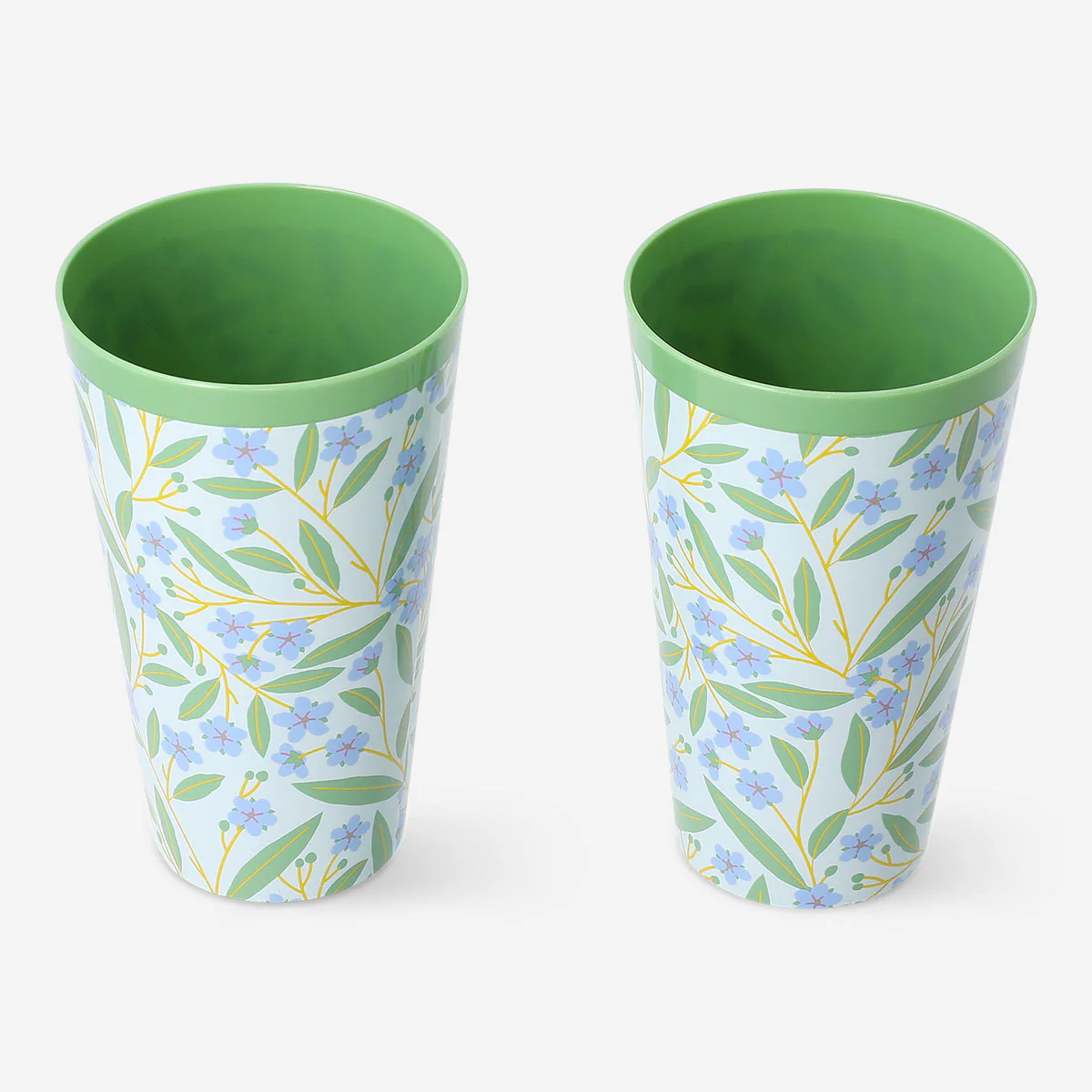 Tall reusable cups with summer print - 2 pcs - Image 4