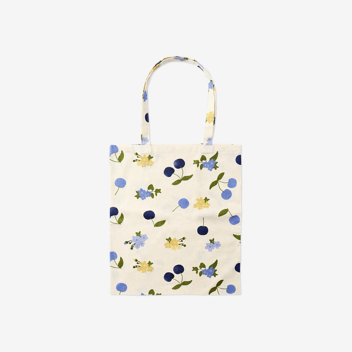Tote bag with blue cherries - Image 2