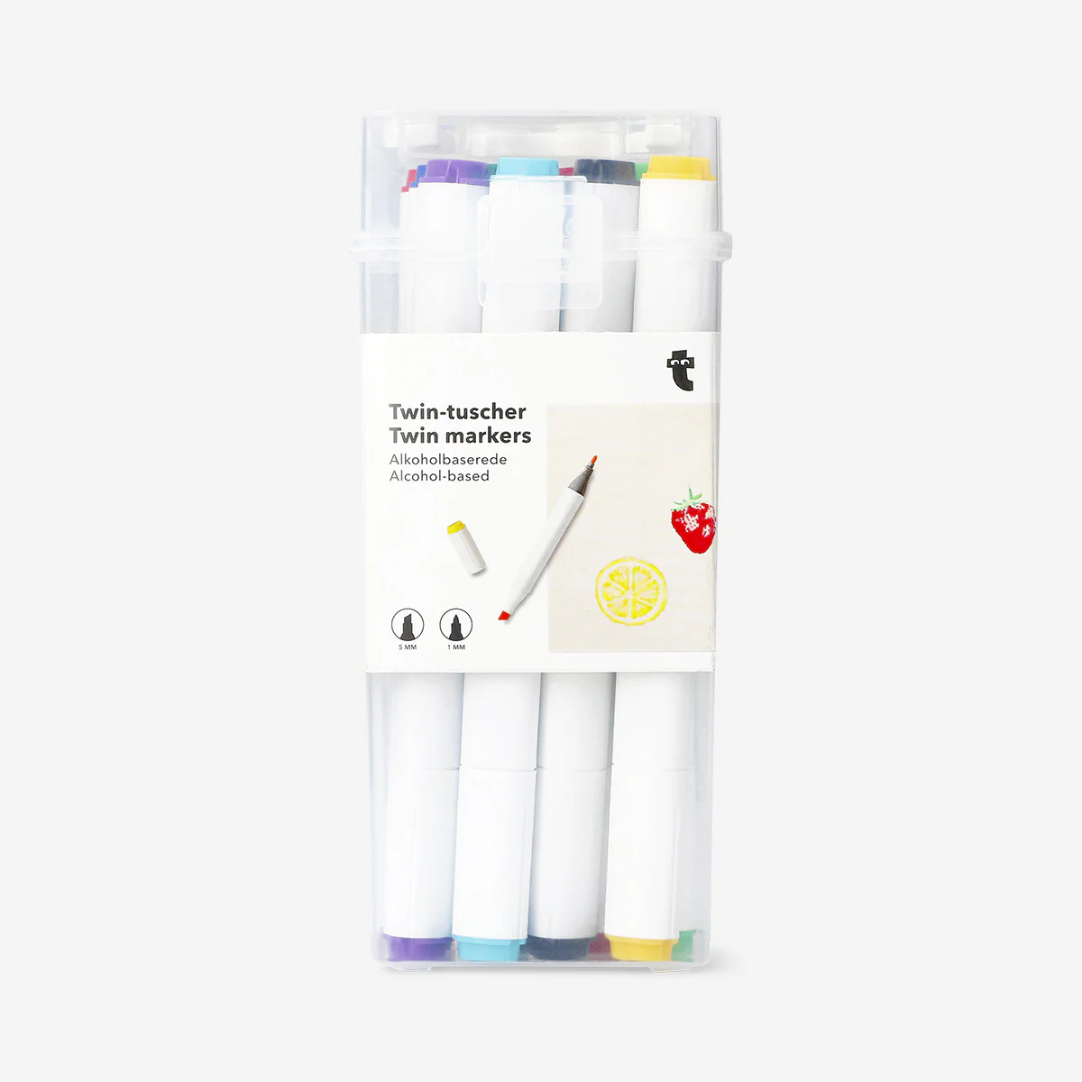 Twin markers bright shades - 12 pcs - Image 3