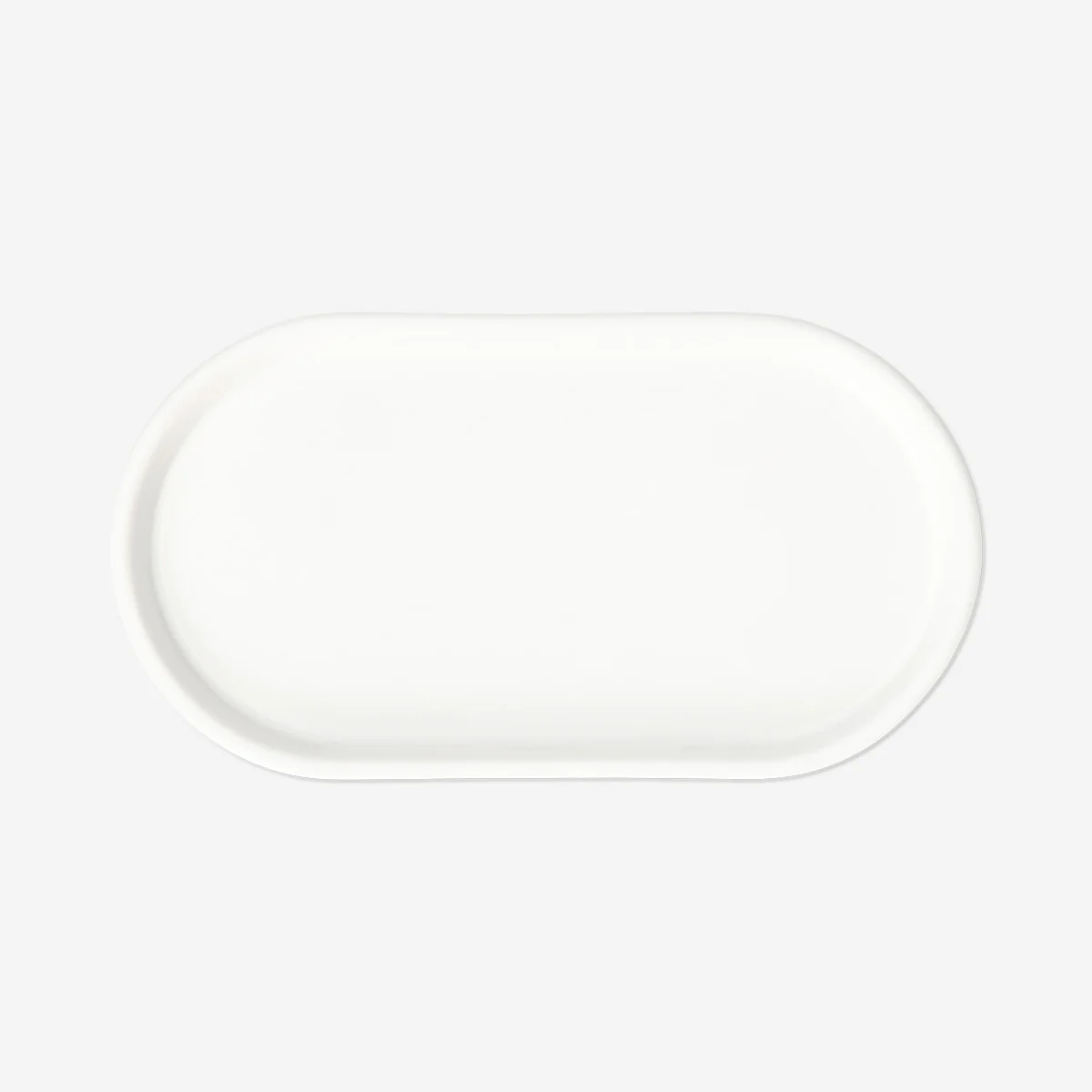 White decorative dish - 18 cm