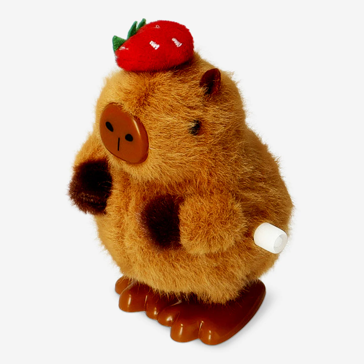 Wind up capybara with strawberry hat - Image 2