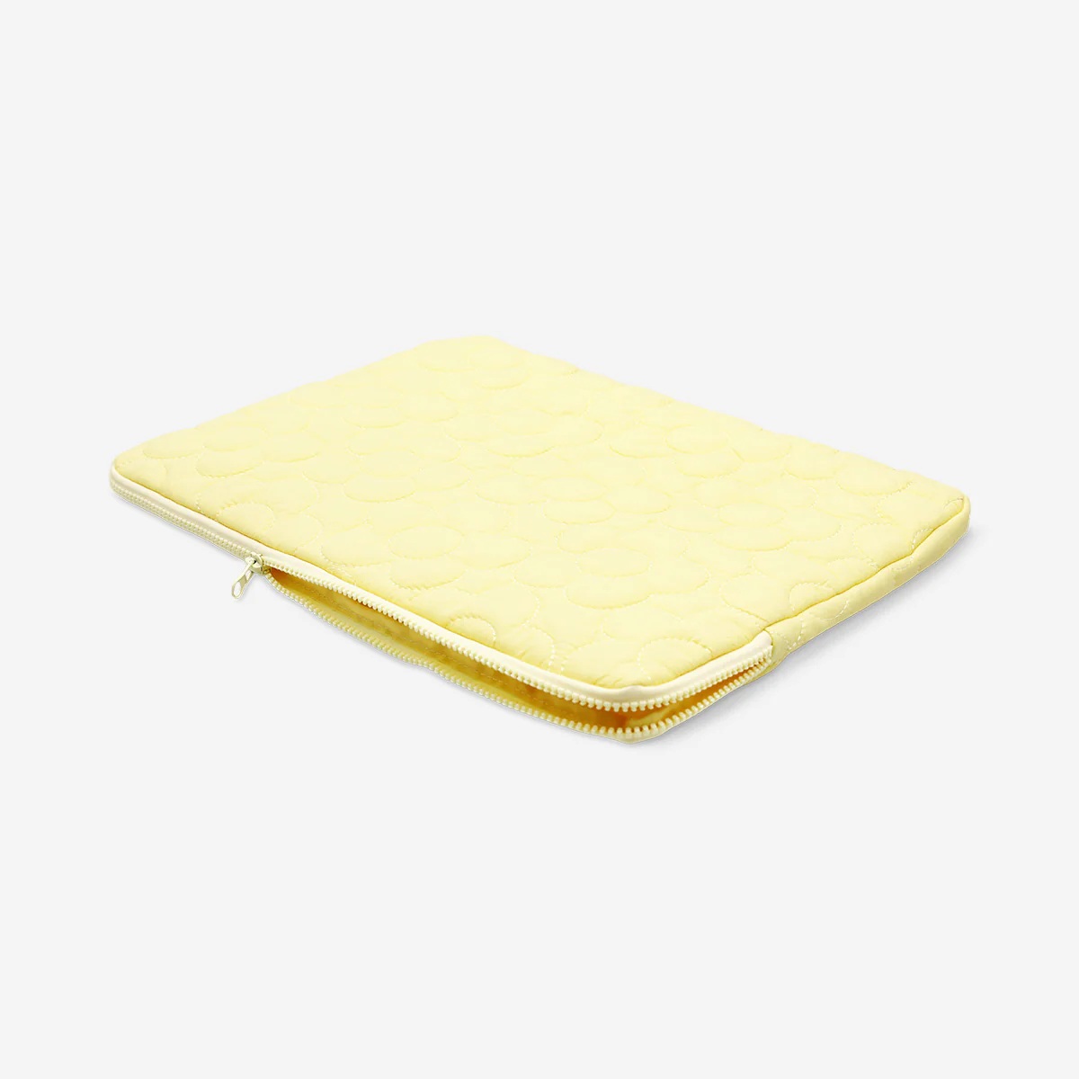 Yellow quilted laptop sleeve - 15 inch - Image 2